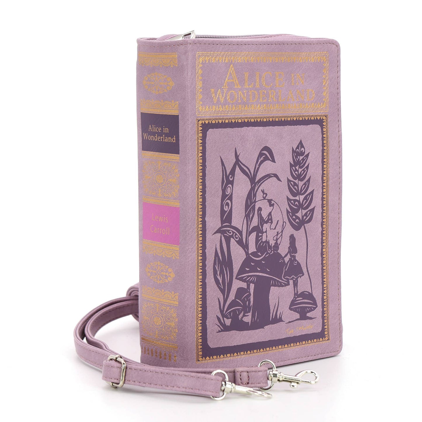 An Alice in Wonderland Book Clutch Bag