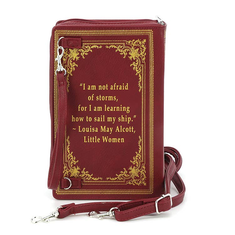 A Little Women Book Clutch Bag