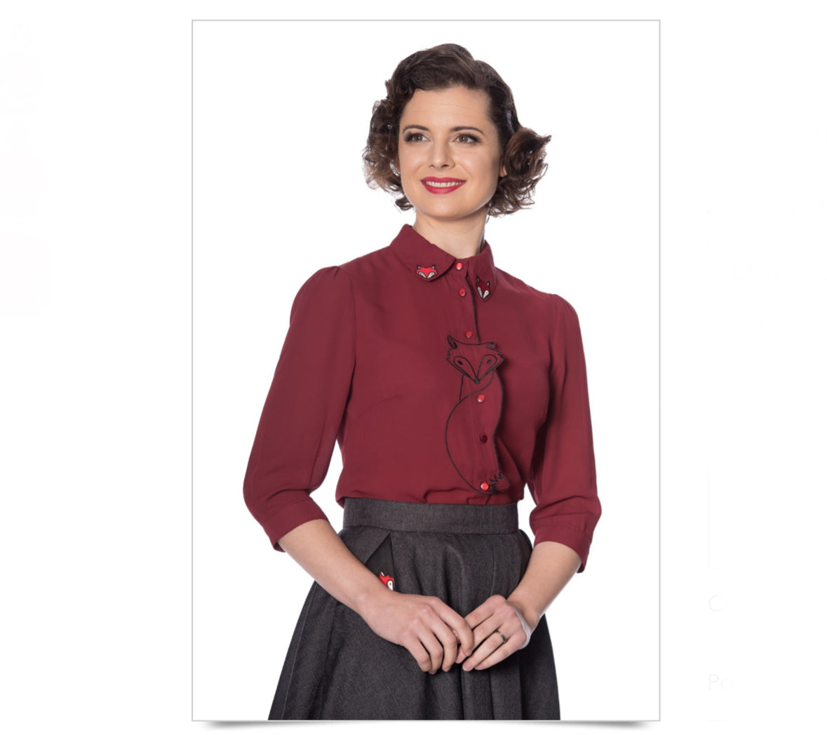 Banned Retro Foxy Blouse