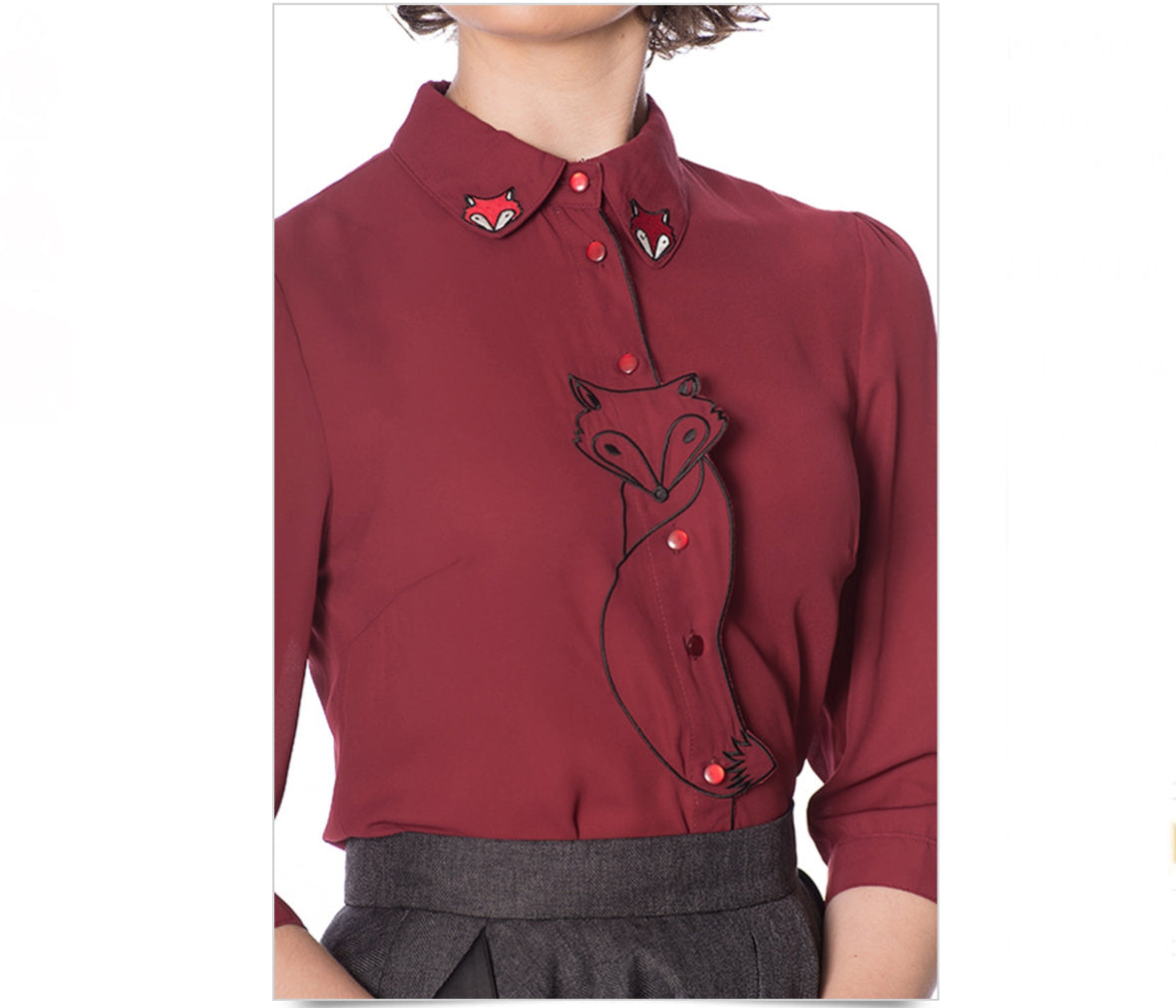 Banned Retro Foxy Blouse