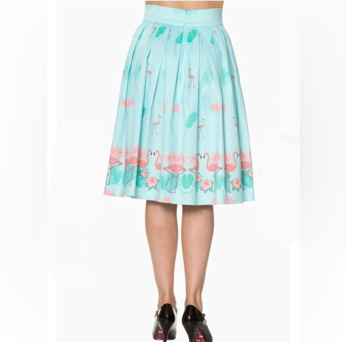 Banned Retro Going My Way Flamingo Skirt