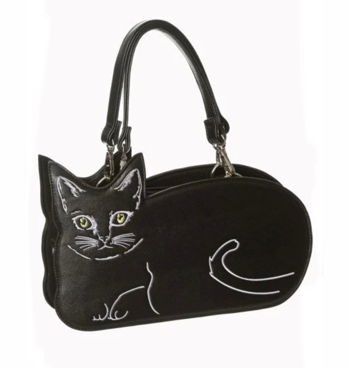 Banned Retro Cat Shaped Crossbody Bag