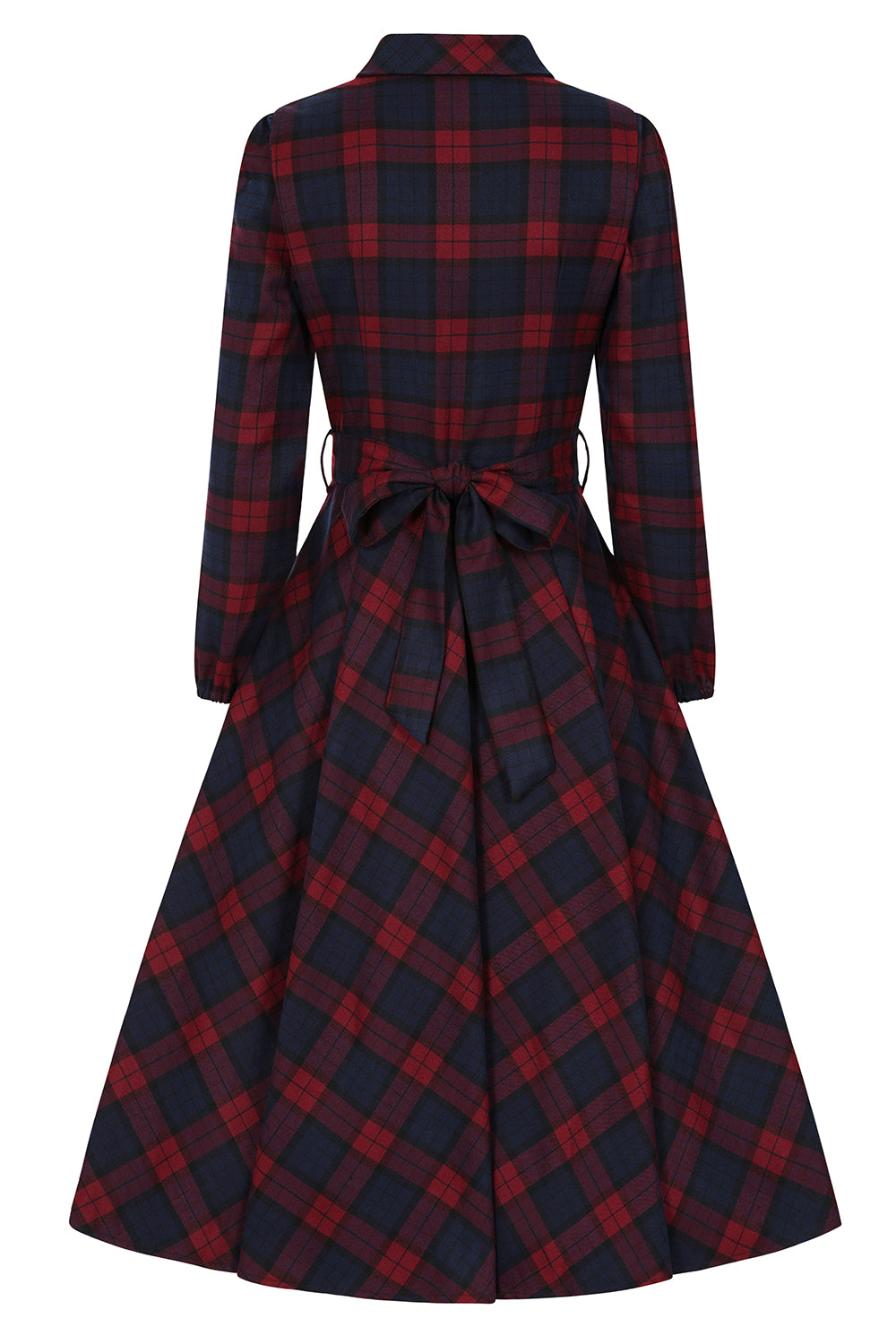 Hearts & Roses Kim Tartan Swing Dress