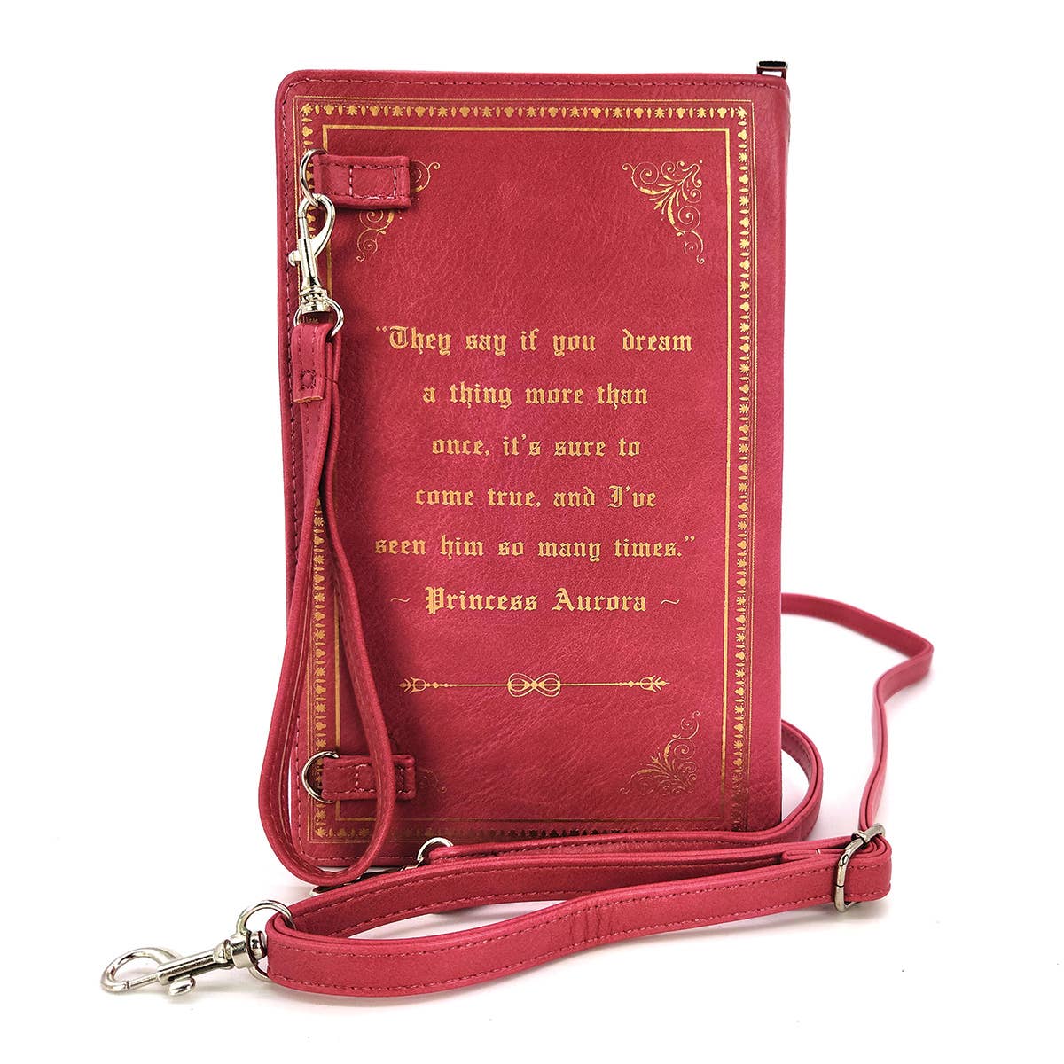 A Sleeping Beauty Vintage Book Clutch Bag