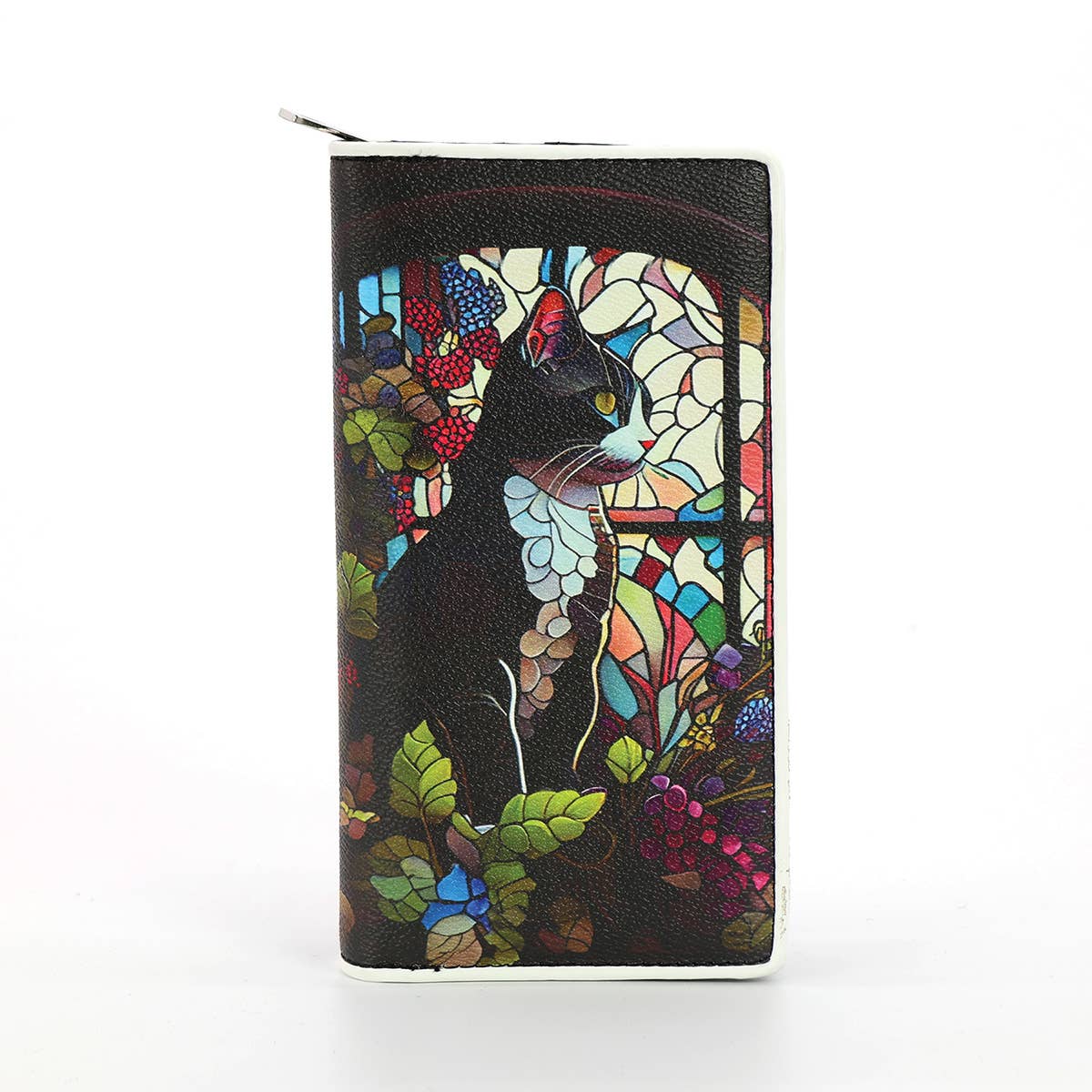 A Stained Glass Cat Wallet