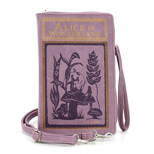 An Alice in Wonderland Book Clutch Bag