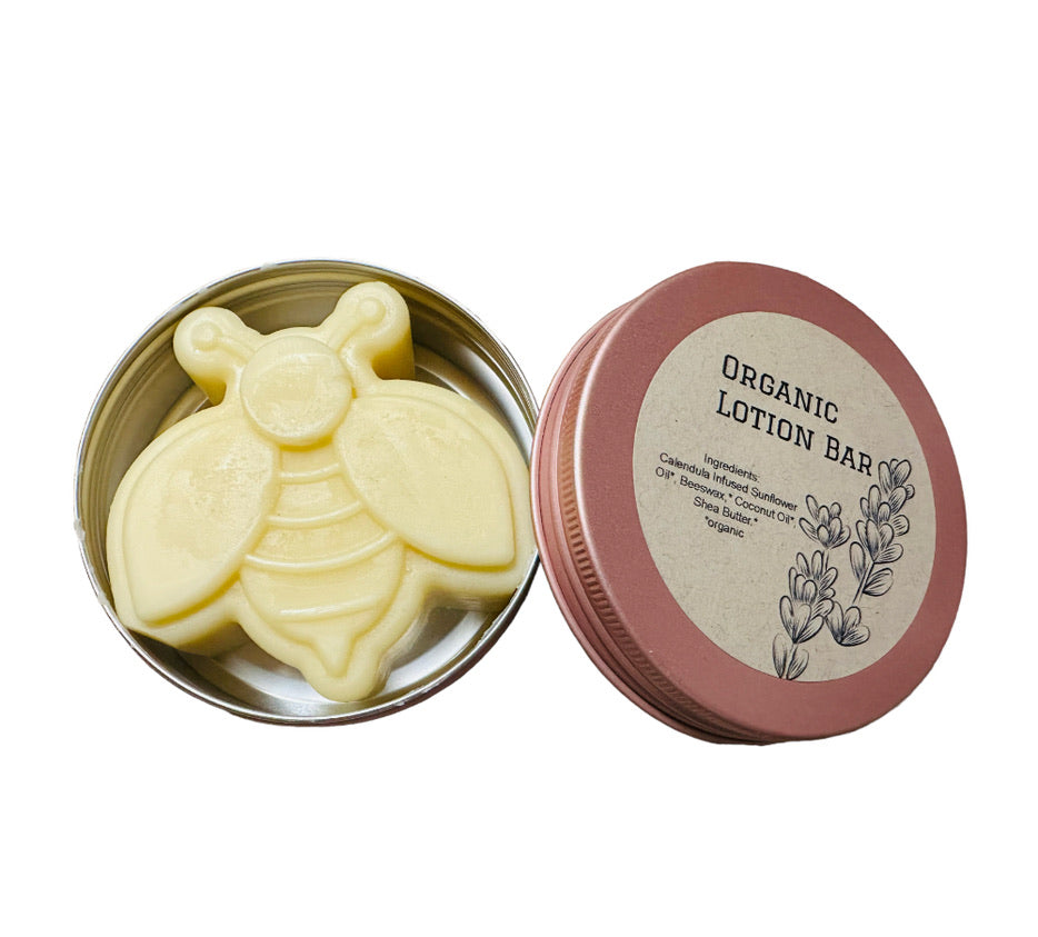 Pure Botanical Soaps All Natural Organic Lotion Bar in Tin