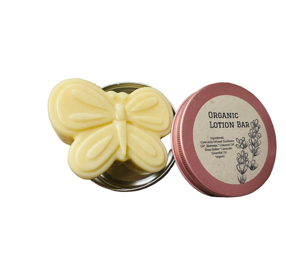 Pure Botanical Soaps All Natural Organic Lotion Bar in Tin