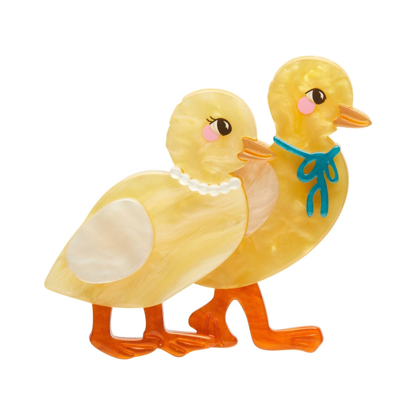 Erstwilser Well-Dressed Ducklings Brooch