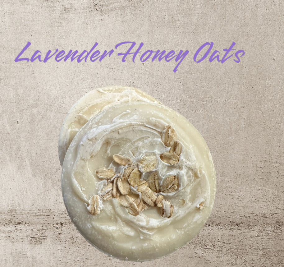 Pure Botanical Soaps All Natural Handmade Lavender Honey Oats Soap Bar