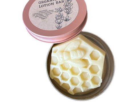 Pure Botanical Soaps All Natural Organic Lotion Bar in Tin