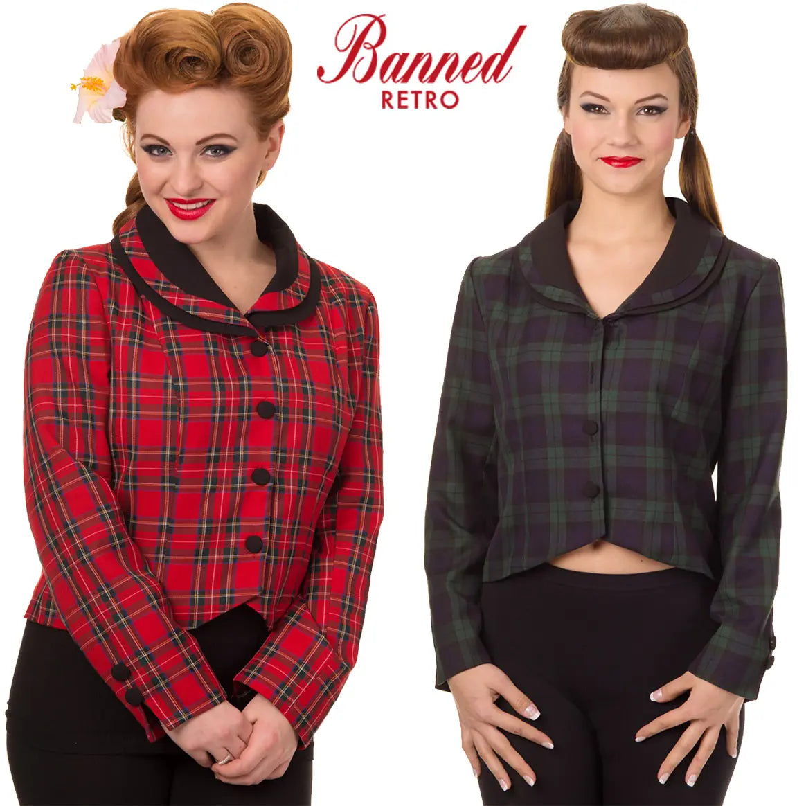 Banned Retro Tartan Jacket