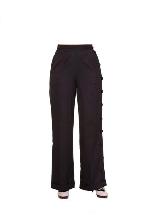 Banned Retro High Waist Trousers With Flared Leg