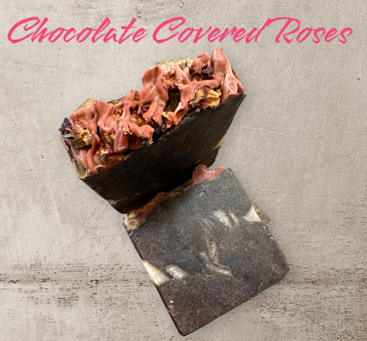 Pure Botanical Soaps Chocolate Covered Roses Soap Bar