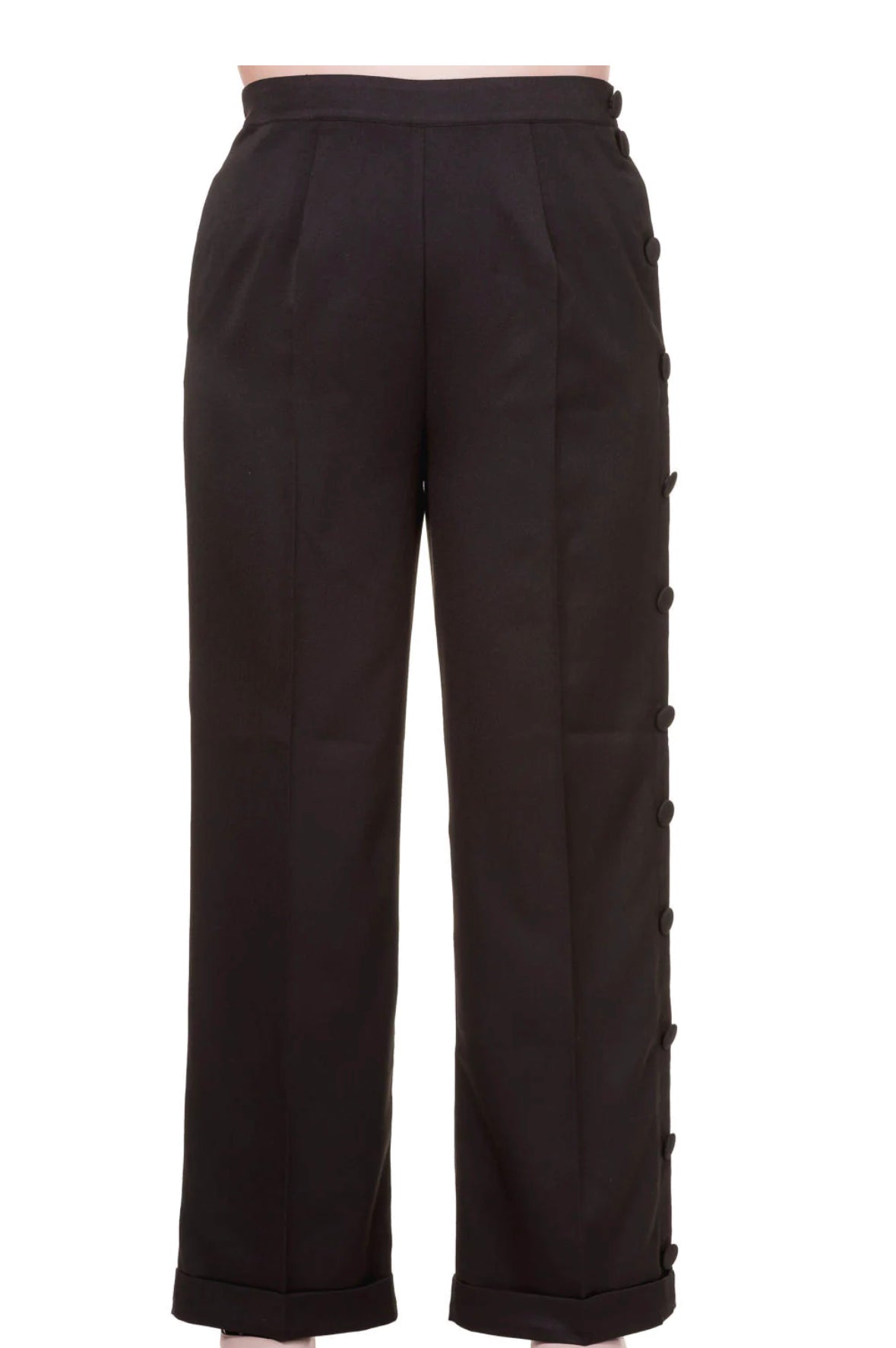 Banned Retro High Waist Trousers With Flared Leg