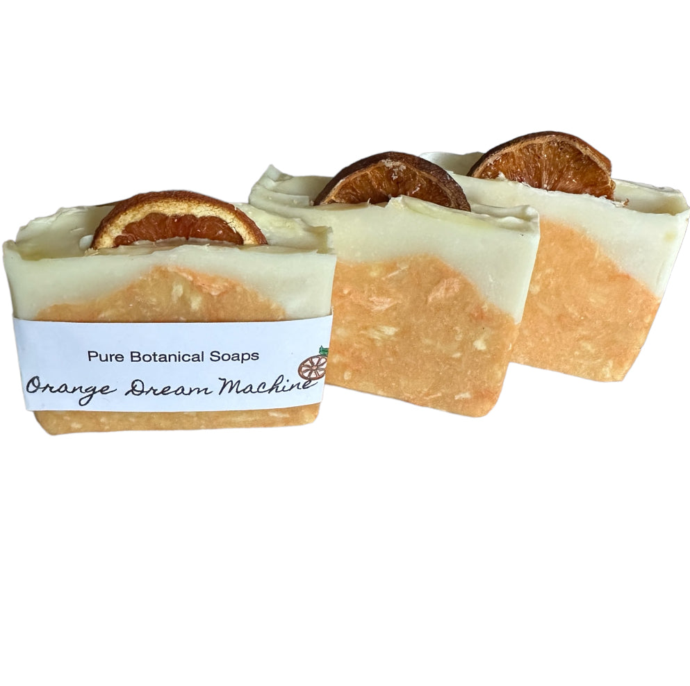 Pure Botanical Soaps An Orange Dream Machine Natural Soap Bar