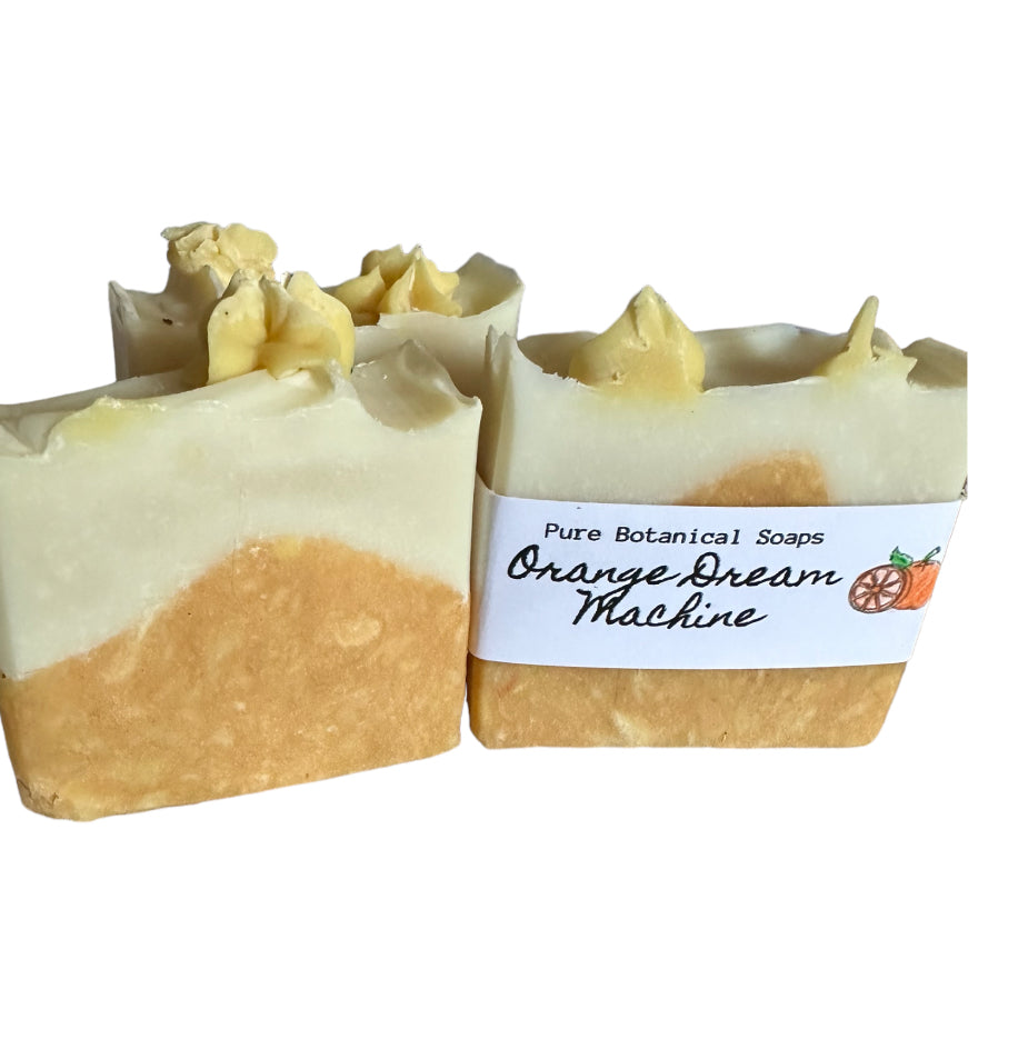 Pure Botanical Soaps An Orange Dream Machine Natural Soap Bar