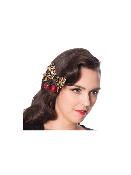 Banned Retro Wild Cherry Hair Clip