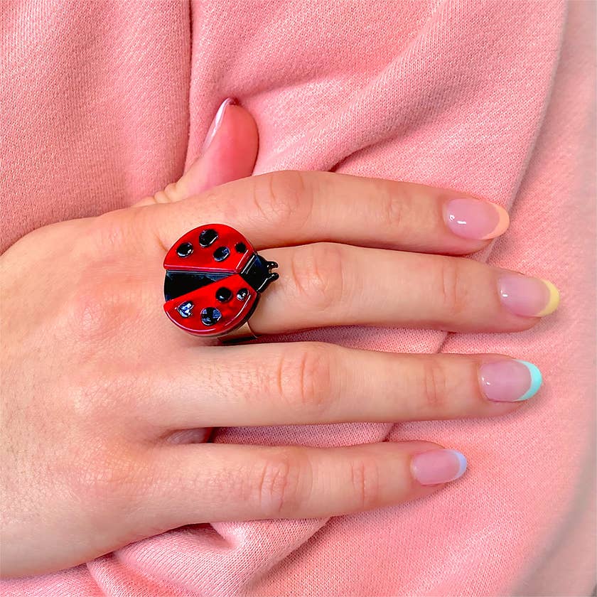 Erstwilder Lou-Lou Ladybug Ring