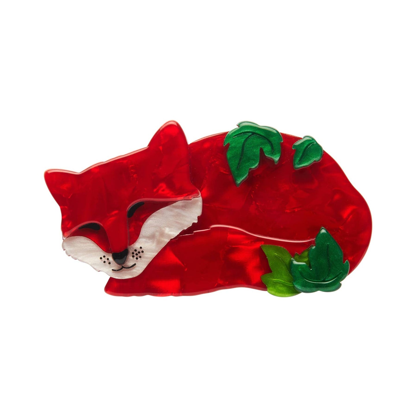 Erstwilder Snoozing Fox Brooch